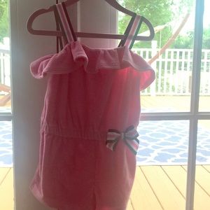Janie and Jack Terri cloth romper